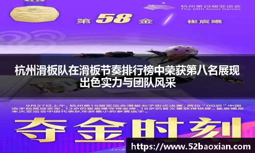 杭州滑板队在滑板节奏排行榜中荣获第八名展现出色实力与团队风采